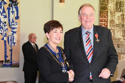An image of Dame Patsy and Mr Timothy (Tim) Gresson, of Timaru, MNZM for services to the law and sport