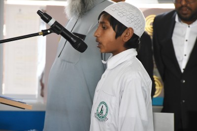 Image of an AMS student at Assembly