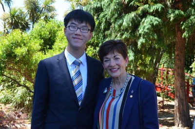 an image of Dame Patsy with a member of the Chinese delegation