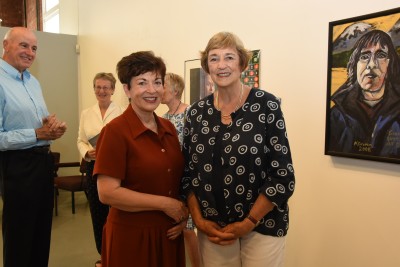 an image of Dame Patsy with Suzanne Blumhardt
