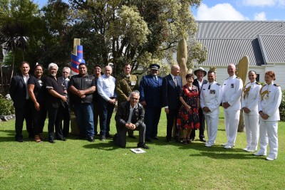an image of group photo with service personnel and tangata whenua
