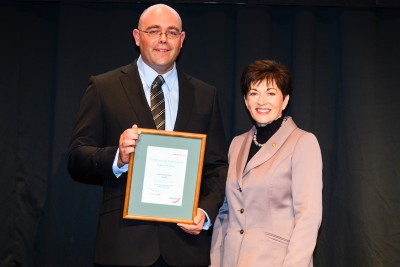 Image of Certificate of Achievement for Support Activity winner - David Pontin SLSNZ