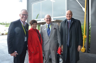an image of Dame Patsy and Sir David with Peter Carr and Nick Dromgool