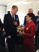 an image of Dame Patsy meeting Prince William