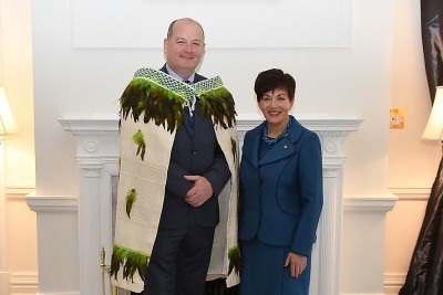 an image of Dame Patsy and HE Mr Peter Ryan, The Ambassador of Ireland