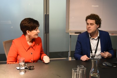 Image of Dame Patsy and Rocket Lab Founder Peter Beck