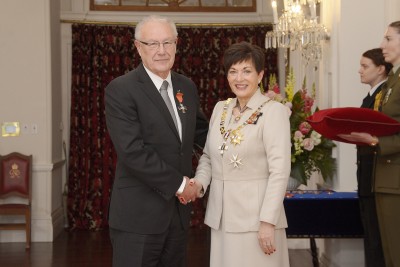 Image of  Brian Clarke, of Upper Hutt, MNZM, for services to the State