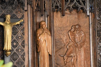 an image of chapel carving