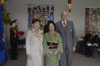an image of Mrs Kumiko Duxfield, of Auckland, Honorary MNZM for services to the Japanese community