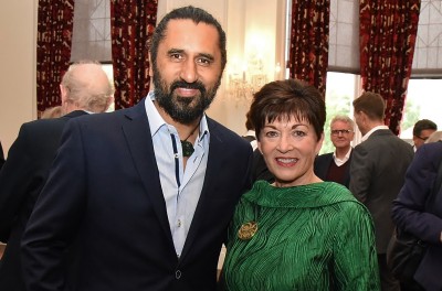 Image of Dame Patsy with actor Cliff Curtis