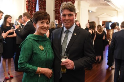 Image of Dame Patsy with former NZFC board member Bill Birnie