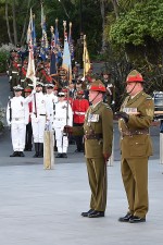Image of Parading the Colours