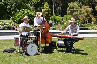 Image of the band playing