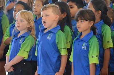 Image of pupils singing