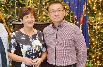 Image of Dame Patsy and Kean Leong of Chubb