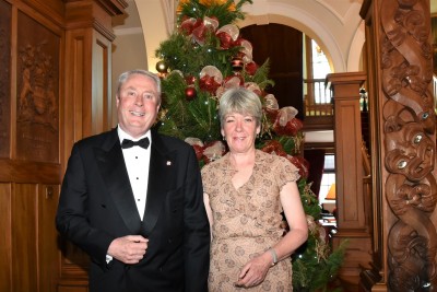an image of Mr Peter Biggs, trustee of the Arts Foundation and Mrs Mary Biggs