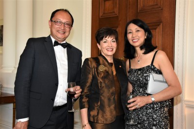 an image of Mr Meng Foon, Trustee of the Arts Foundation, Dame Patsy and Mrs Ying Foon