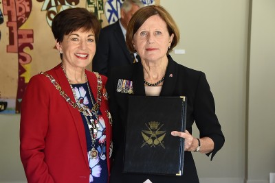 Image of Judith Murphy and Dame Patsy