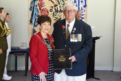 Image of William Doherty with Dame Patsy