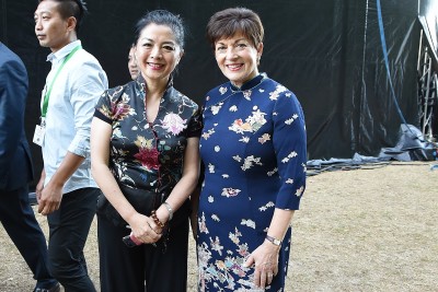 Image of Dame Patsy and Madam Xu Erwen, Consul General of the People's Republic of China 