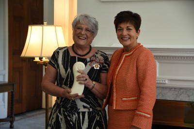 an image of Dame Patsy with Dr Dianne Webster, Health Professional Award recipient