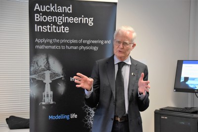 Image of Distinguished Professor Peter Hunter, Director of the Auckland Bioengineering Institute