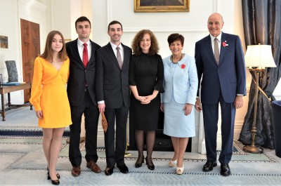 Image of Dame Patsy and Ambassador of the Republic of Croatia  HE Betty Pavelich Sirois and family