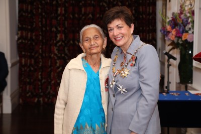 Image of Ruxmani Kasanji, of Wellington, MNZM, for services to the Indian community 