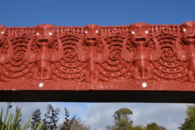 This lintel is made of concrete to withstand the Otago weather