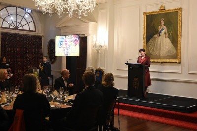 Image of Dame Patsy speaking