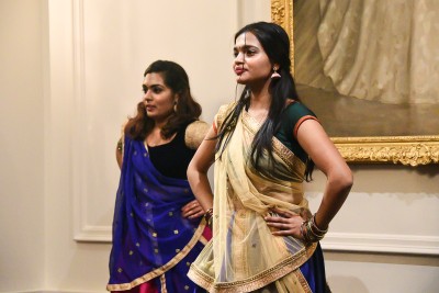 Image of the Bollywood dancers