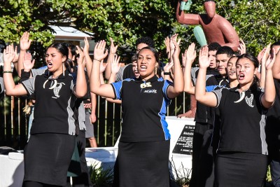 Image of young people from Huria Marae