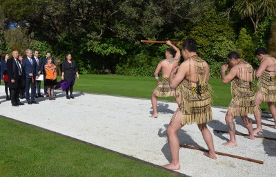 Kapa haka for HE Mr Stefan Krawielicki and his party