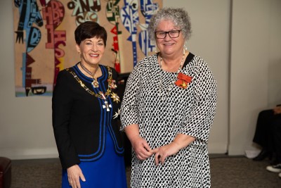 Image of Dr Candy Cox, of Rotorua, ONZM