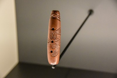 A wooden flute
