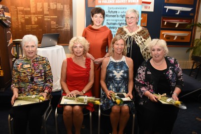 Image of Dame Patsy with Zonta Women of Achievement Award recipients