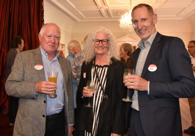 Three guests at DCM 50th Birthday at Government House