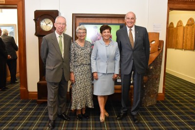 Image of Dame Patsy and Sir David with Ian and Jenny McKinnon