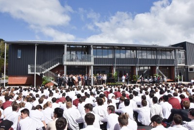 Image of the new McKinnon Block at Scots College
