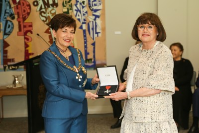 Mrs Liz Herrmann, of Auckland, MNZM (Honorary) for services to the hospitality industry and philanthropy
