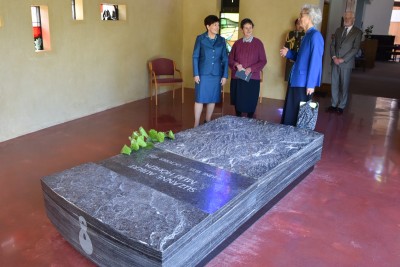 Image of founder of the Sisters of Compassion, Suzanne Aubert's final resting place