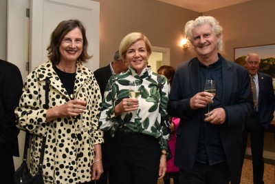Guests at the McCahon reception
