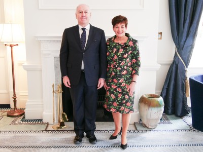 Image of The RT Hon Dame Patsy Reddy and HE Mr Francesco Calogero, Ambassador of Italy