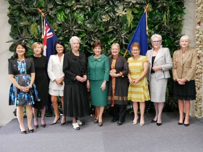 Image of the nine Global Women Honorary Life Members