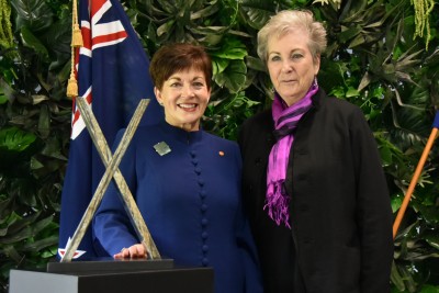 Dame Patsy Reddy and Dame Anna Crighton