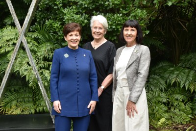 Dame Patsy Reddy, Dame Silvia Cartwright and Gill Gatfield