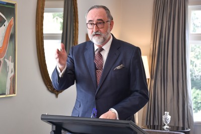 Image of Chairman George Clews speaking