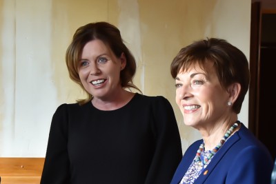 Dame Patsy with Melissa Vining, Board Member of the Southland Charity Hospital
