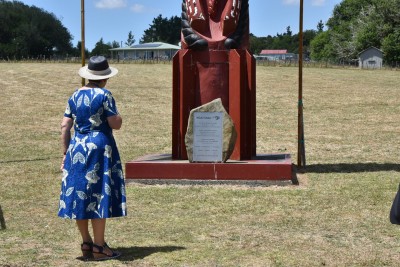 Image of Dame Patsy at the Te Ruapekapeka pā site