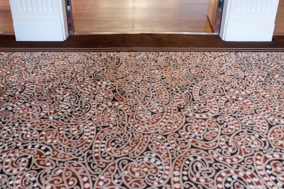 Image of the carpet detail in the Maota Ariki